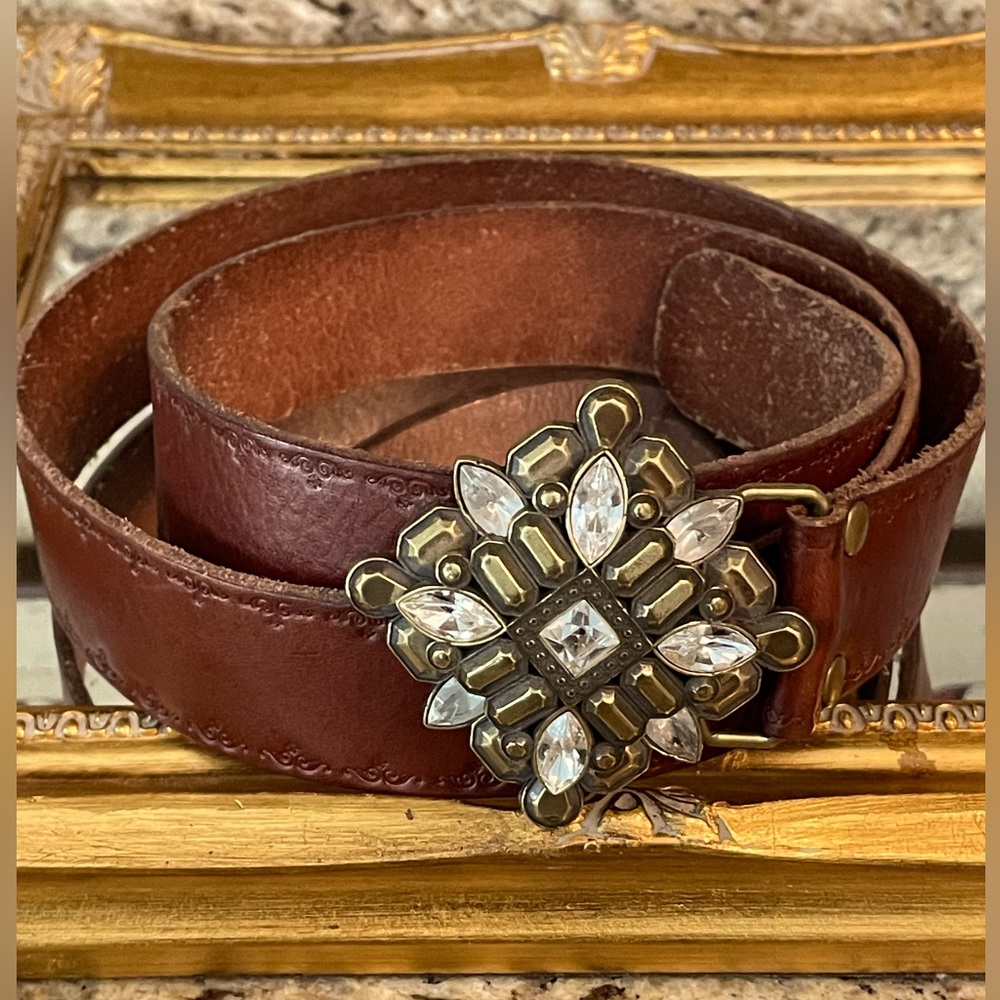 Beautiful New Fossil Belt With Bling